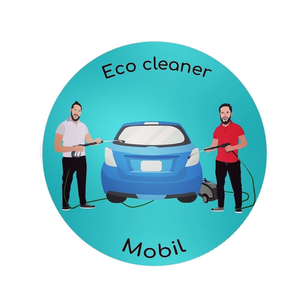 eco cleaner mobil car logo